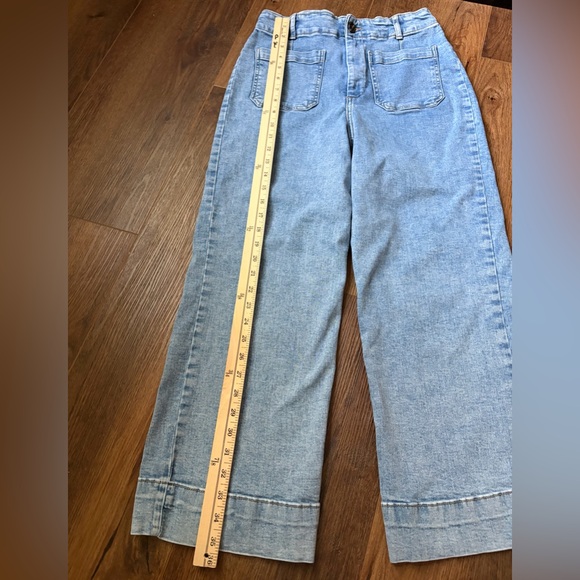 Bagatelle Jeans Womens Blue‎ Denim Wide-Leg High Waisted - Picture 4 of 12